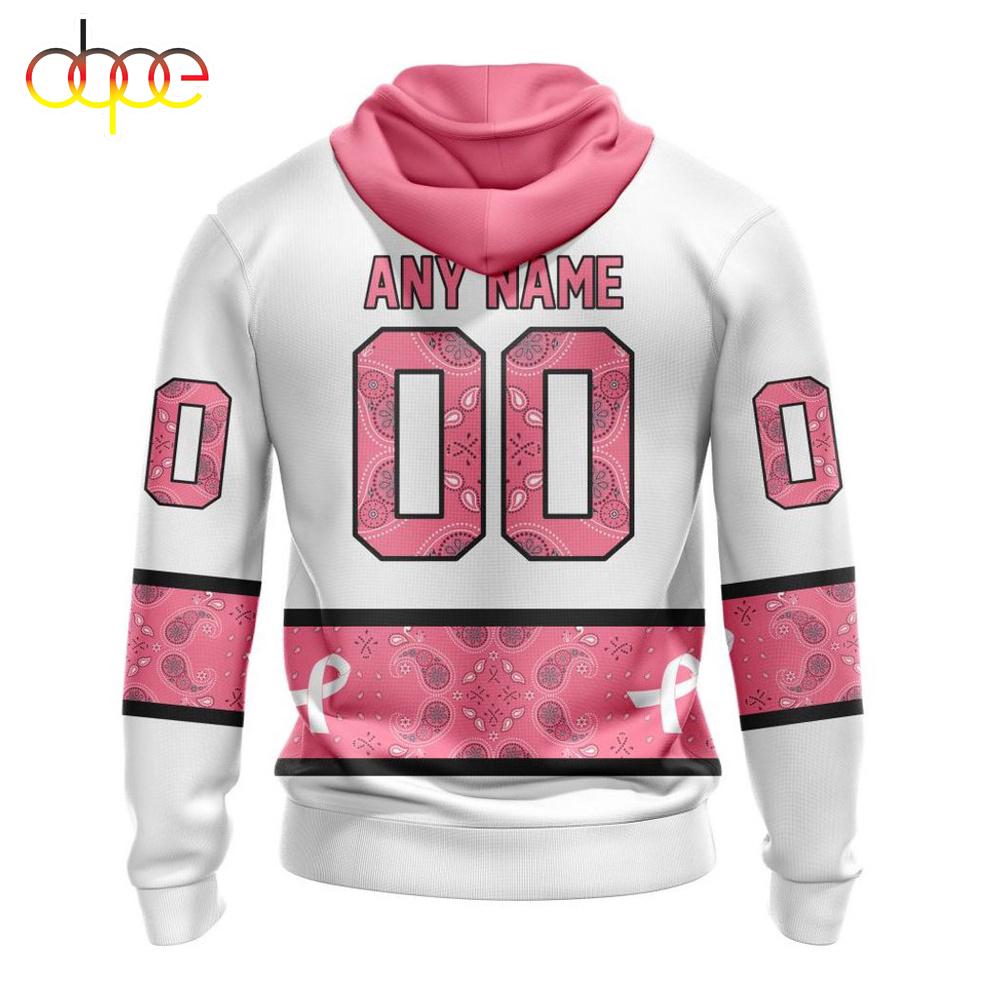 Custom Name NHL Toronto Maple Leafs In October We Wear pink Breast Cancer 3D Hoodie Shirt